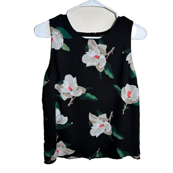 Banana Republic Tank Top Women's XS Floral Sleeveless Printed Career Shirt - Picture 1 of 7